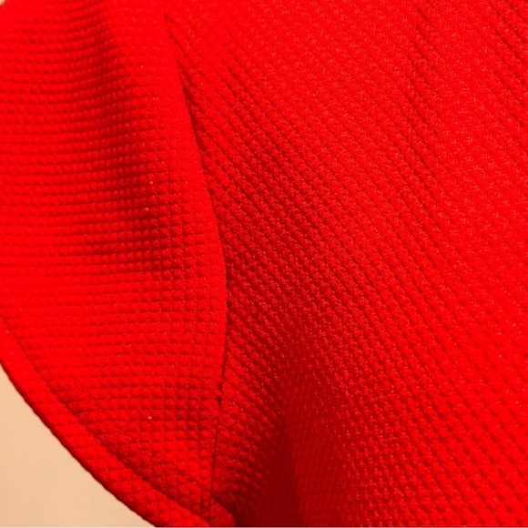 Covington Red cap sleeve midi dress size 14 - Picture 6 of 10